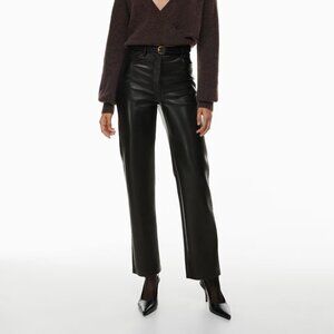 NWT Aritzia Wilfred - The Melina Vegan Leather Pant in Black Size 4 Short